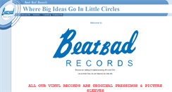 Desktop Screenshot of beatbadrecords.com